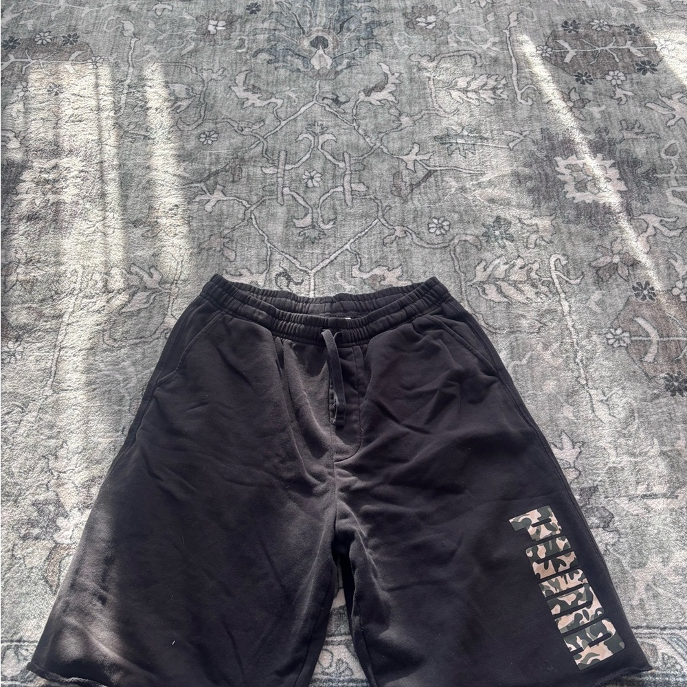 Puma Black Athletic Men's Shorts